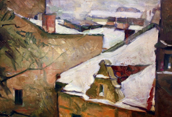 Image - Roman Selsky: Roofs under Snow.